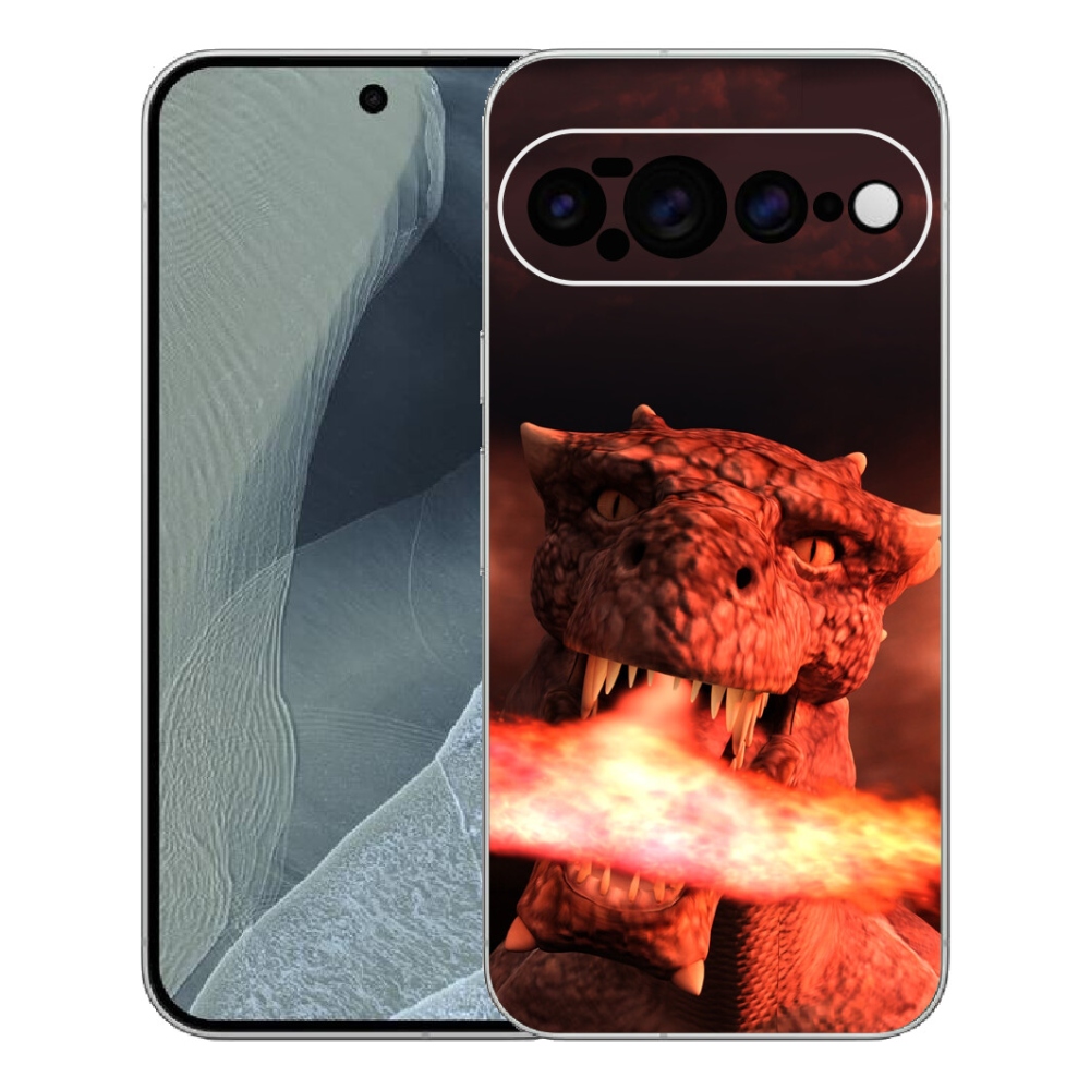 Gélový kryt mmCase na Google Pixel 11 Pro XL - drak
