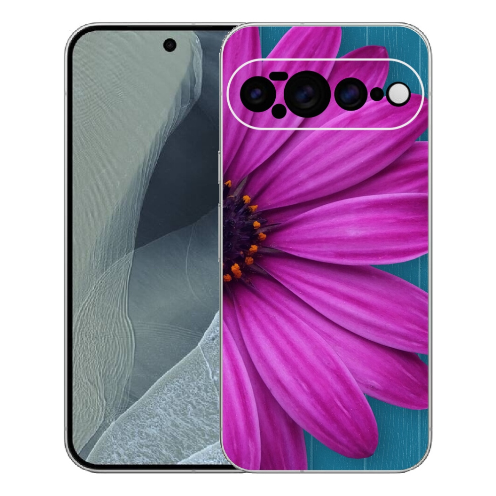 Gélový kryt mmCase na Google Pixel 11 Pro XL - fialová margaréta