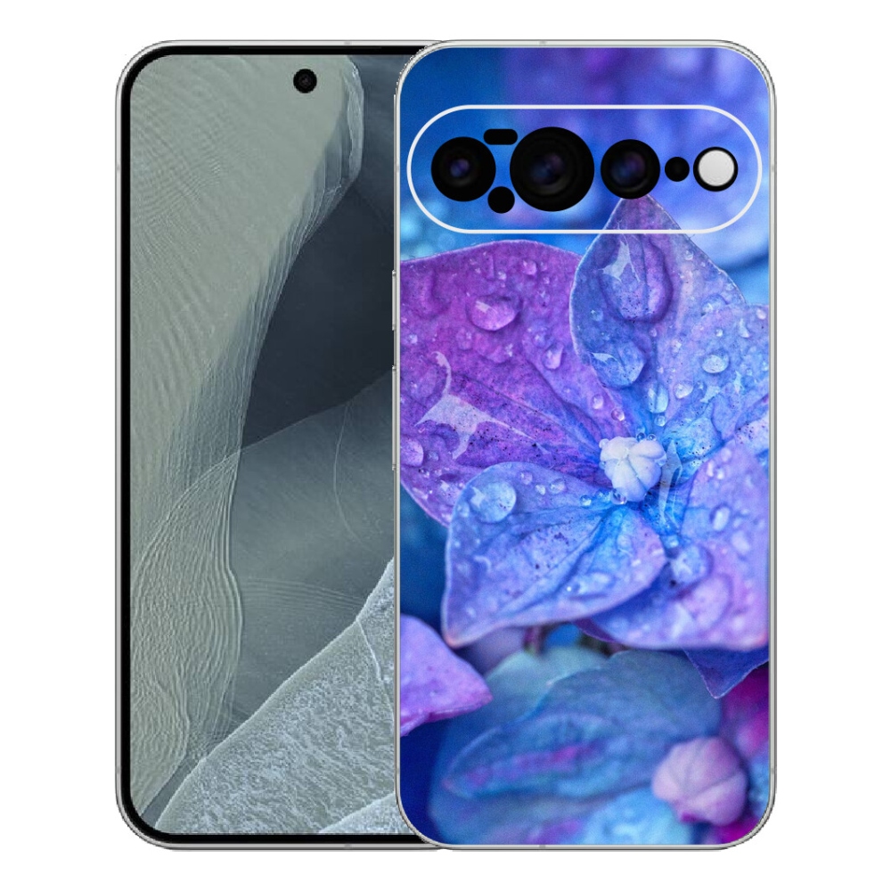 Gélový kryt mmCase na Google Pixel 11 Pro XL - fialový kvet