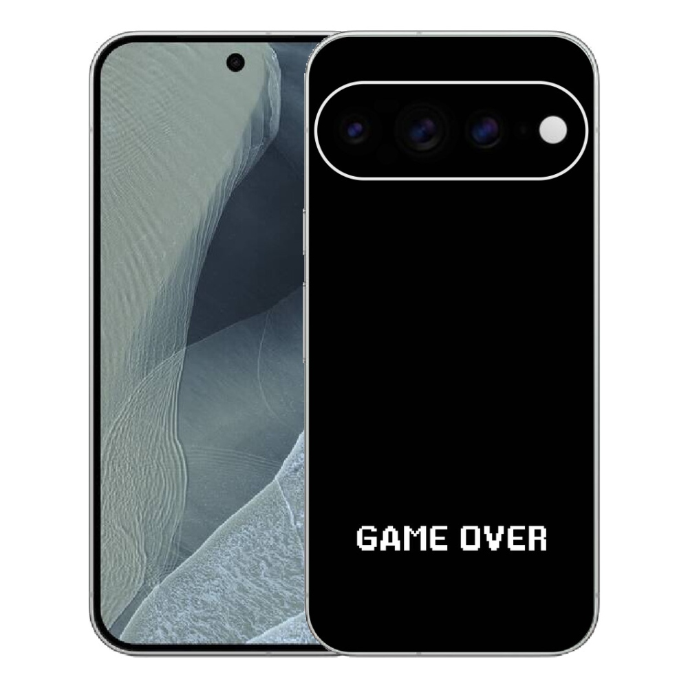Gélový kryt mmCase na Google Pixel 11 Pro XL - game over čierne pozadie