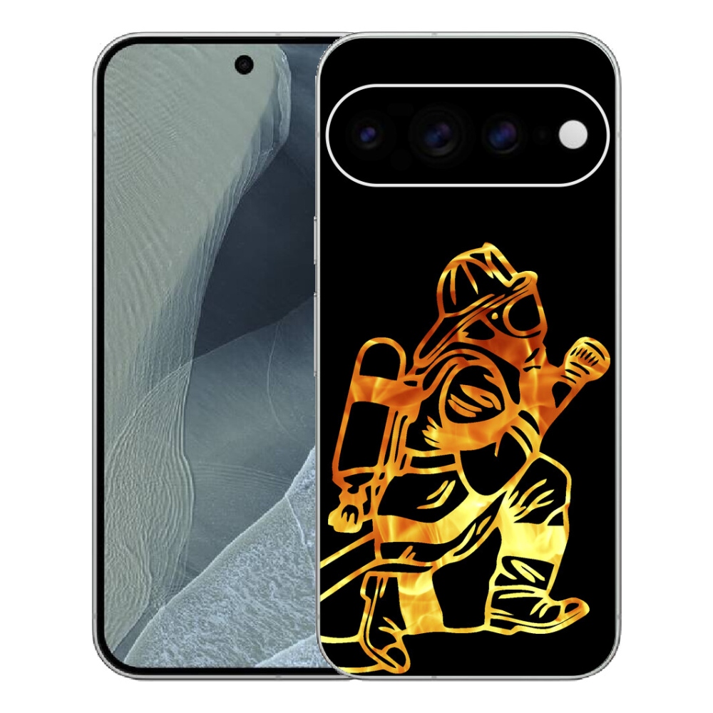 Gélový kryt mmCase na Google Pixel 11 Pro XL - hasič 1