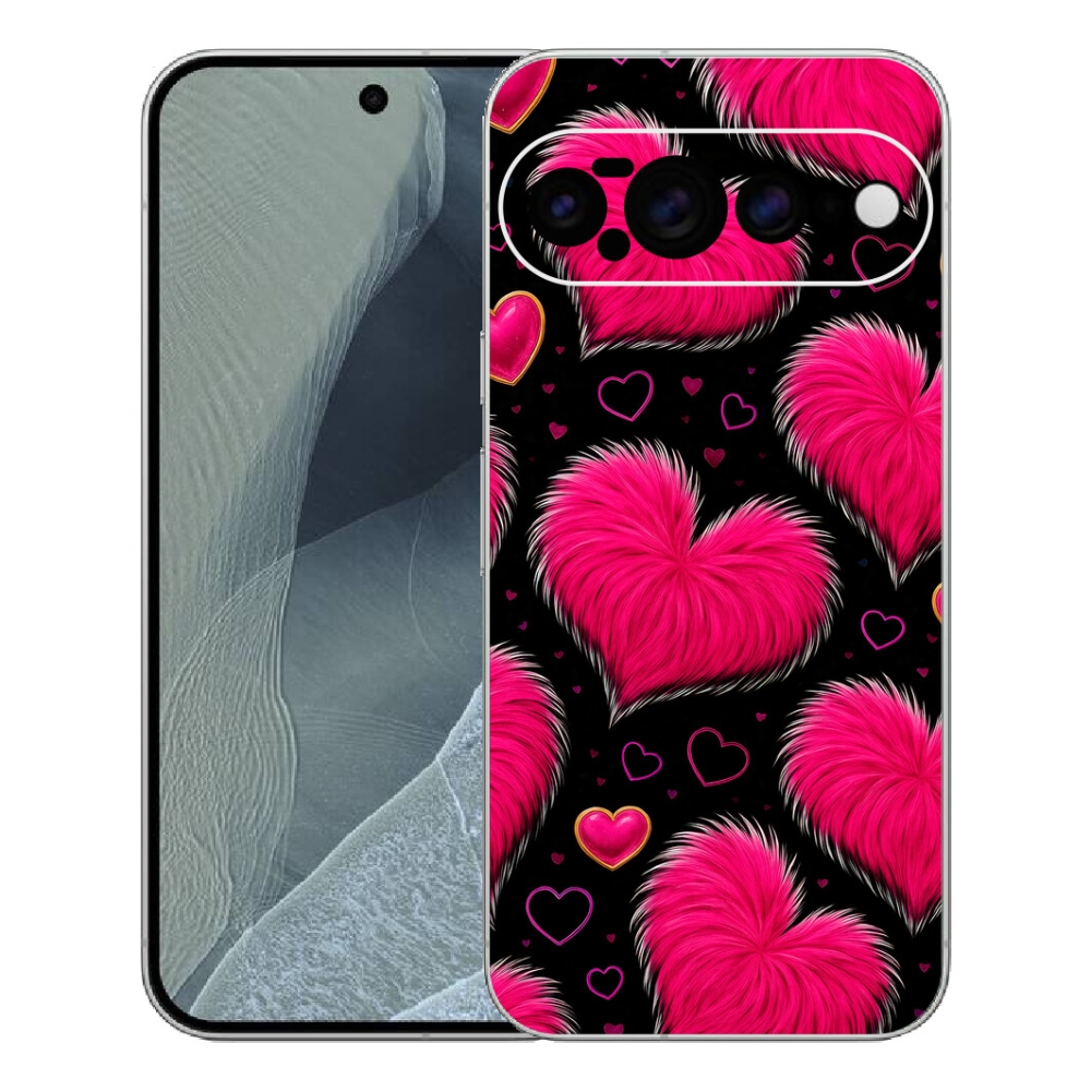 Gélový kryt mmCase na Google Pixel 11 Pro XL - hebké srdce