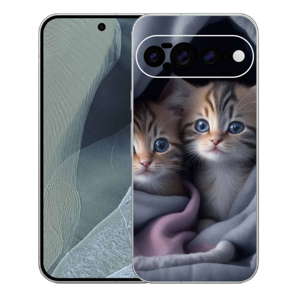 Gélový kryt mmCase na Google Pixel 11 Pro XL - mačacie duo 2