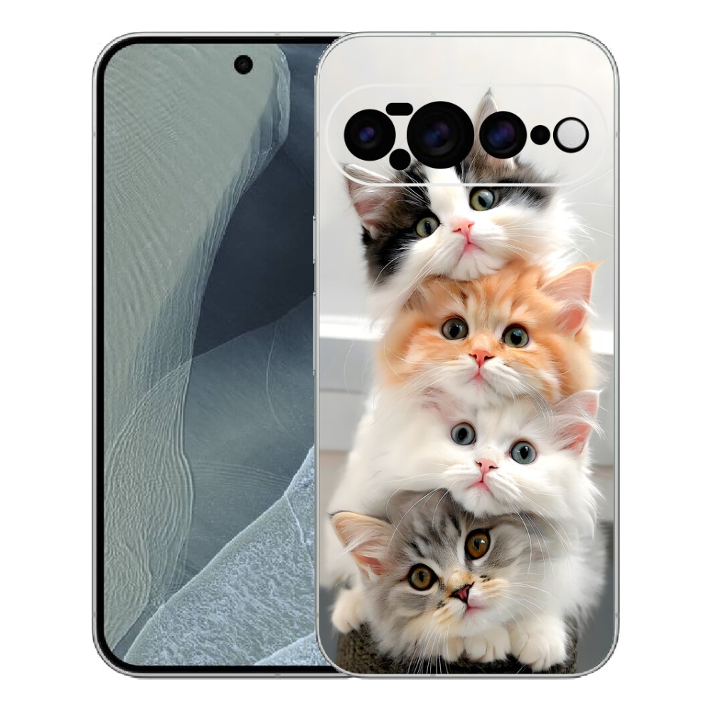 Gélový kryt mmCase na Google Pixel 11 Pro XL - mačacia partia