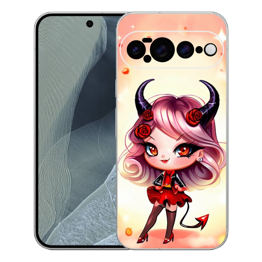 Gélový kryt mmCase na Google Pixel 11 Pro XL - kreslená čertica