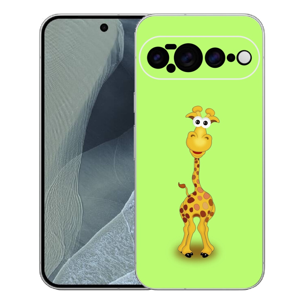 Gélový kryt mmCase na Google Pixel 11 Pro XL - kreslená žirafa