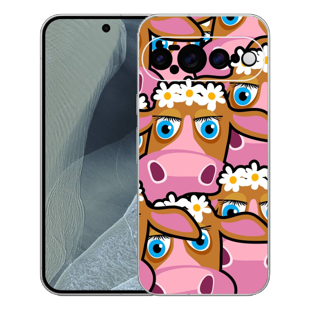 Gélový kryt mmCase na Google Pixel 11 Pro XL - kreslené kravičky