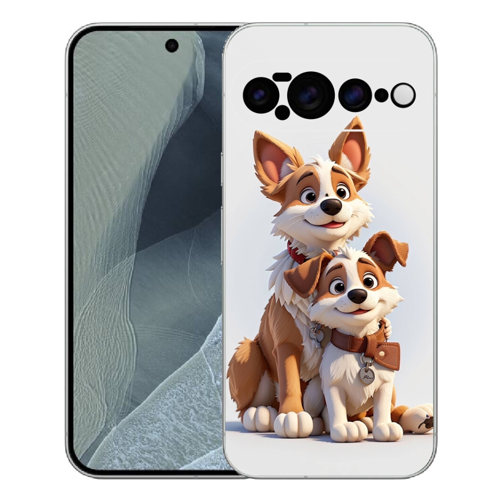 Gélový kryt mmCase na Google Pixel 11 Pro XL - kreslenie psy