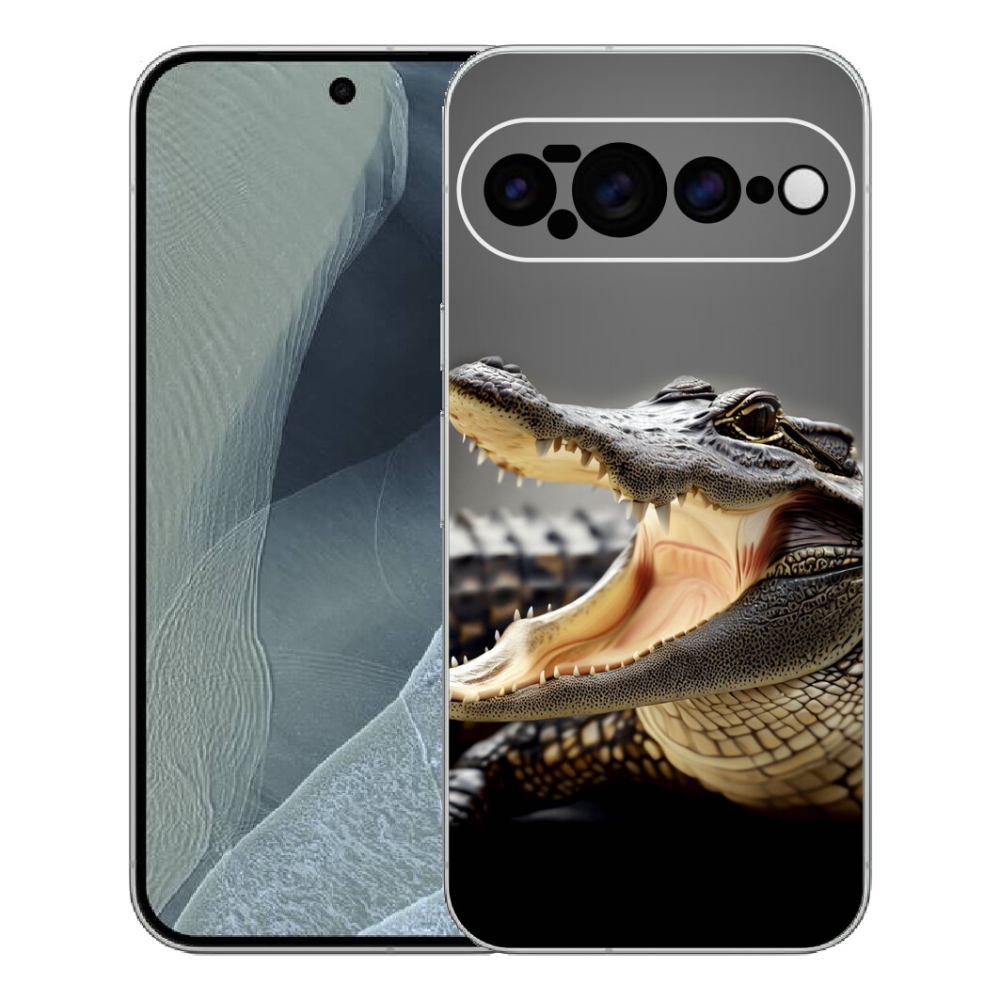 Gélový kryt mmCase na Google Pixel 11 Pro XL - krokodíl