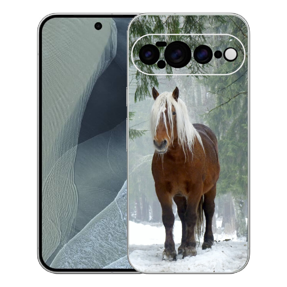 Gélový kryt mmCase na Google Pixel 11 Pro XL - kôň v lese