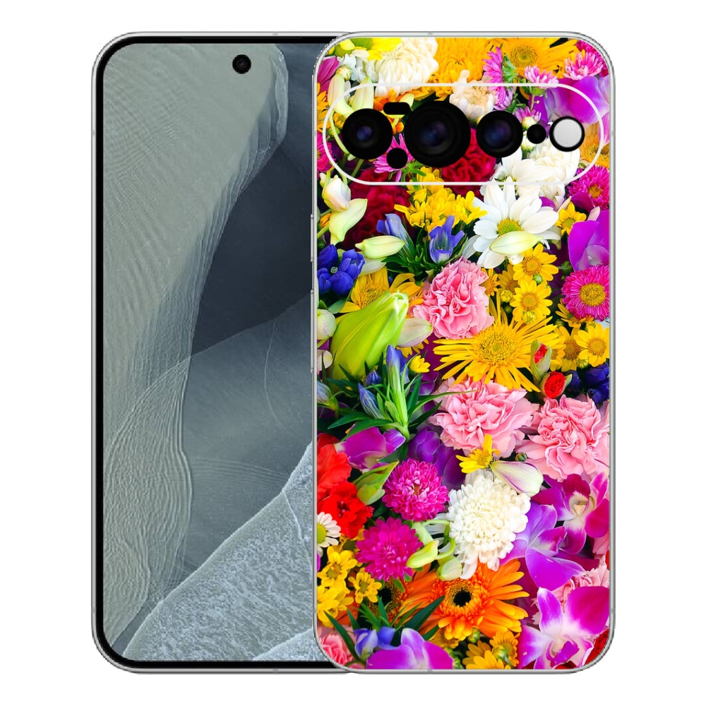 Gélový kryt mmCase na Google Pixel 11 Pro XL - kvety 12