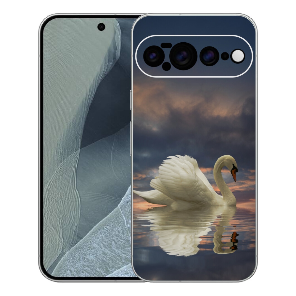 Gélový kryt mmCase na Google Pixel 11 Pro XL - labuť