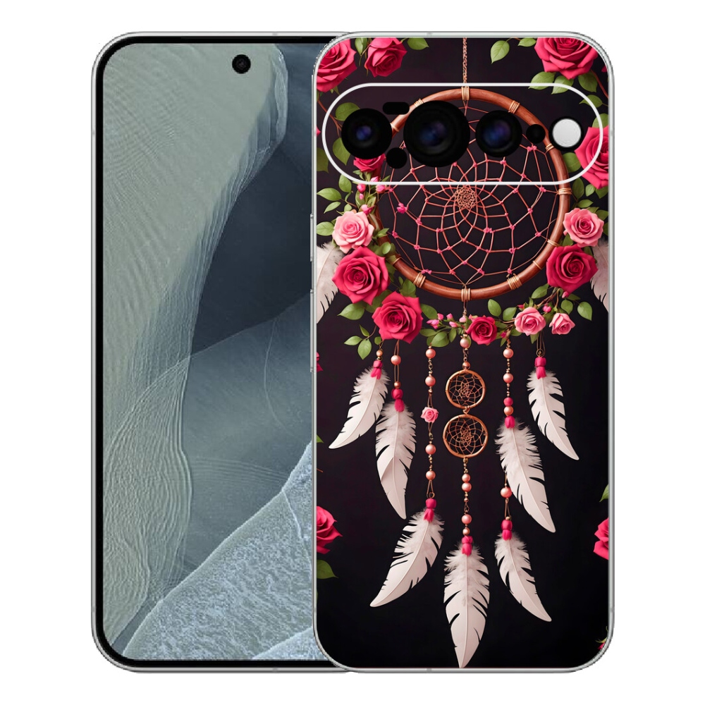 Gélový kryt mmCase na Google Pixel 11 Pro XL - lapač snov s ružami