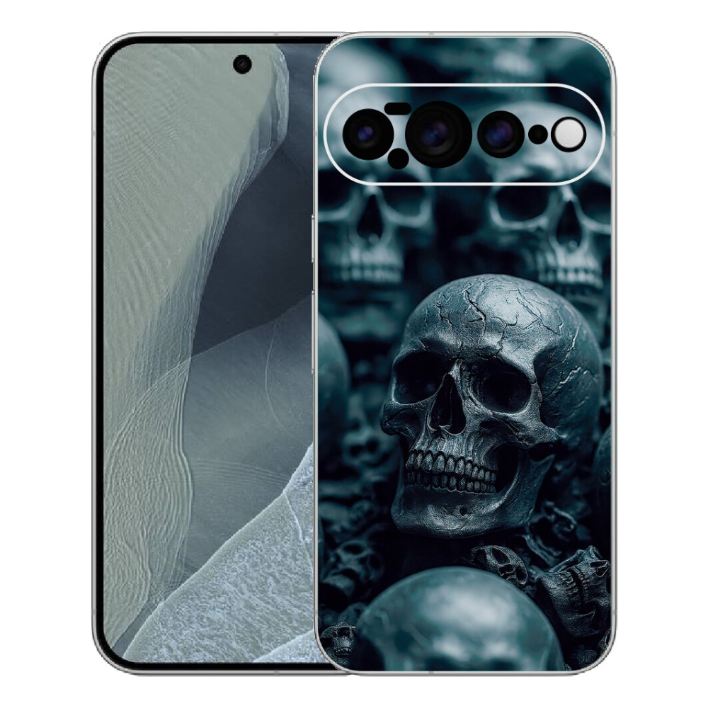 Gélový kryt mmCase na Google Pixel 11 Pro XL - lebka 2