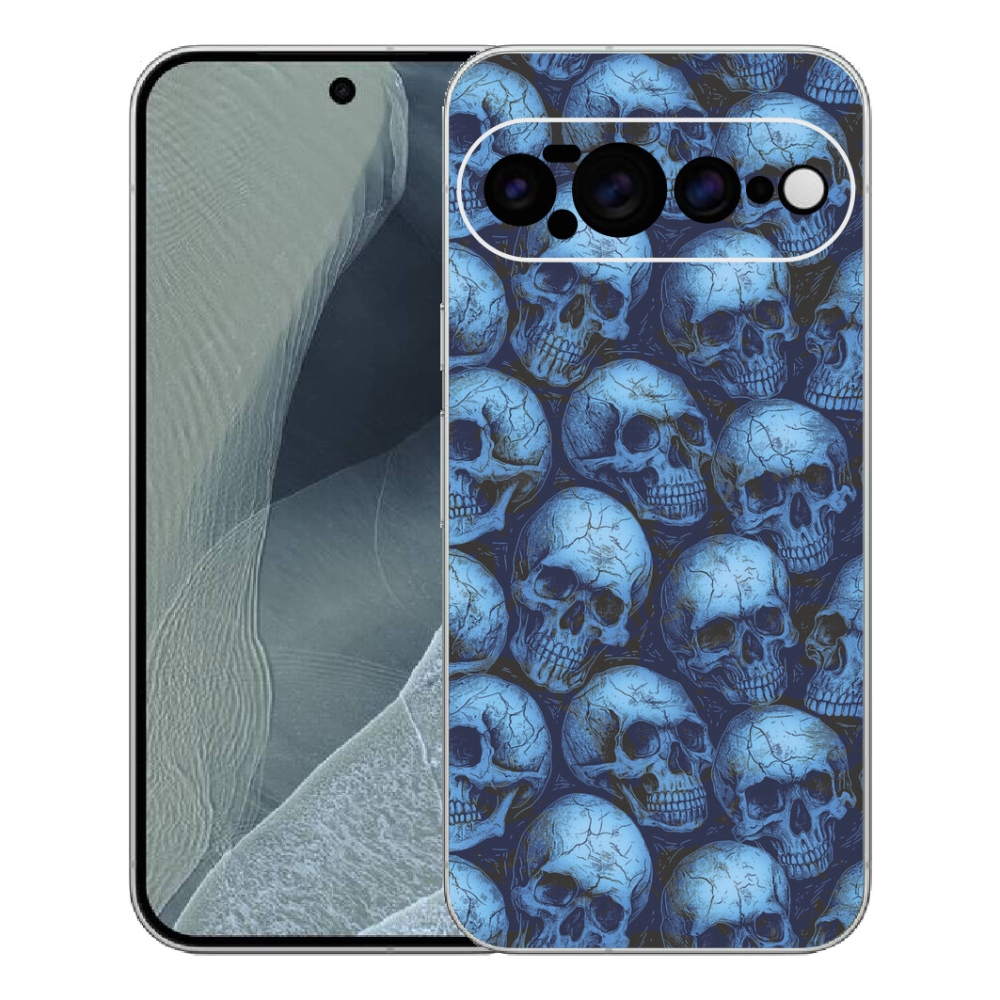 Gélový kryt mmCase na Google Pixel 11 Pro XL - lebky