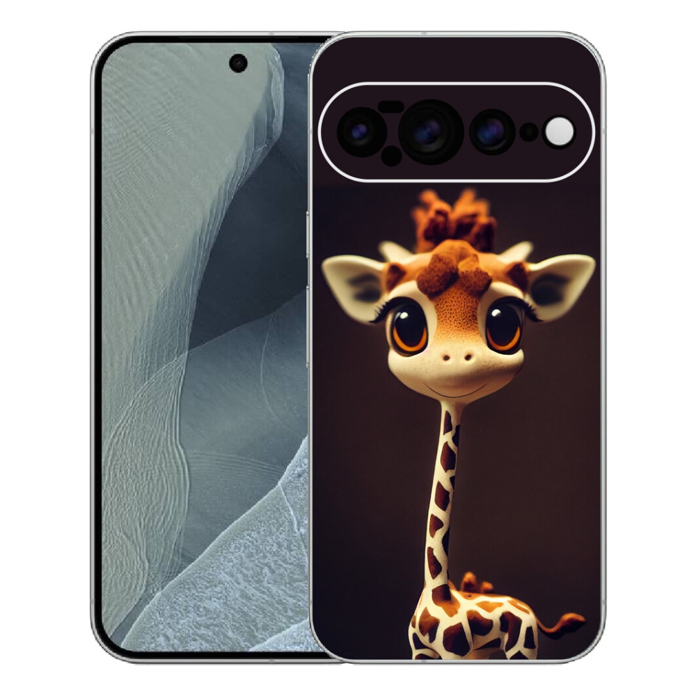 Gélový kryt mmCase na Google Pixel 11 Pro XL - malá žirafa