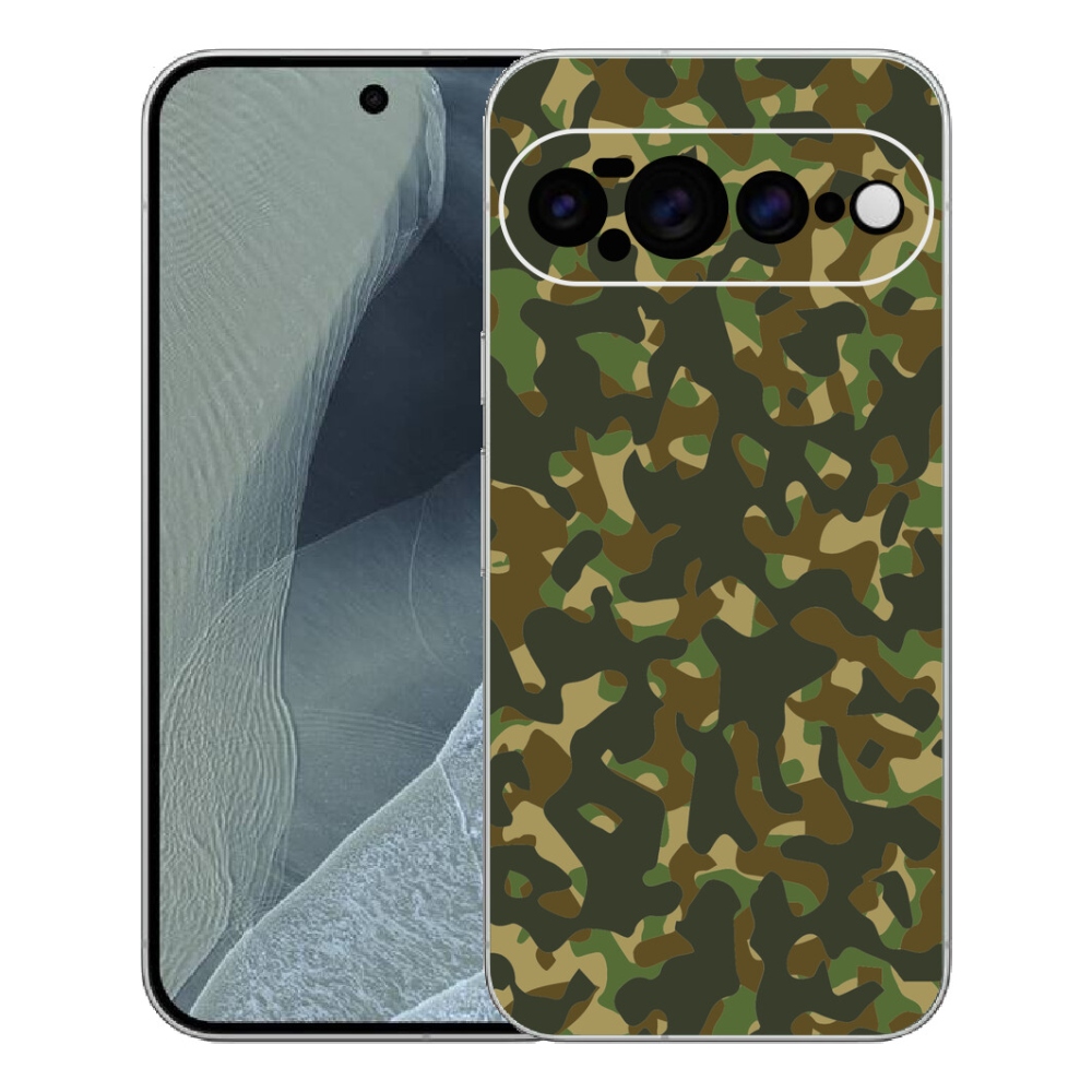 Gélový kryt mmCase na Google Pixel 11 Pro XL - maskáčový vzor 1