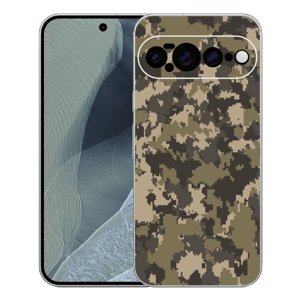Gélový kryt mmCase na Google Pixel 11 Pro XL - maskáčový vzor 12
