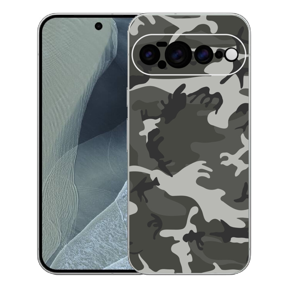 Gélový kryt mmCase na Google Pixel 11 Pro XL - maskáčový vzor