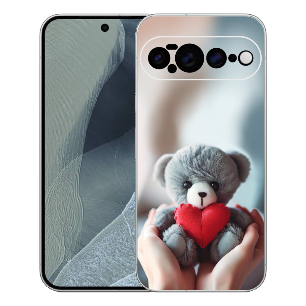 Gélový kryt mmCase na Google Pixel 11 Pro XL - medvedík pre zamilovaných