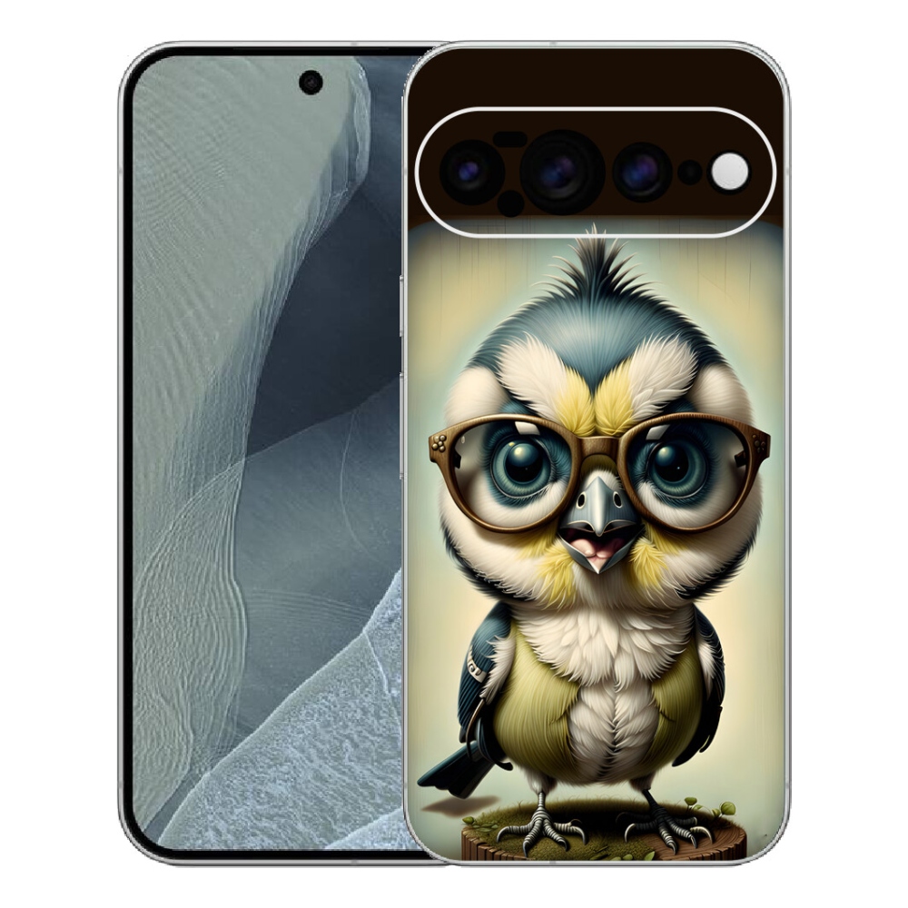 Gélový kryt mmCase na Google Pixel 11 Pro XL - mláďa s okuliarmi