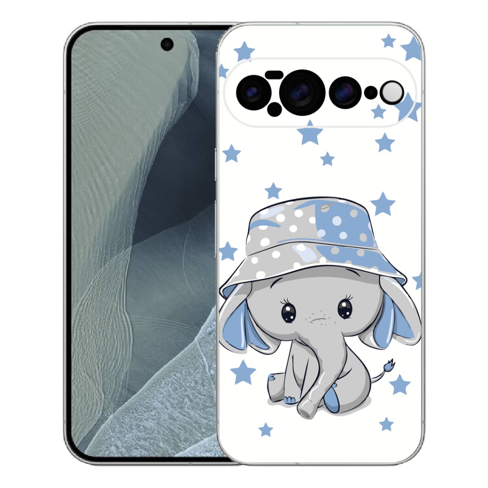 Gélový kryt mmCase na Google Pixel 11 Pro XL - modrý slon
