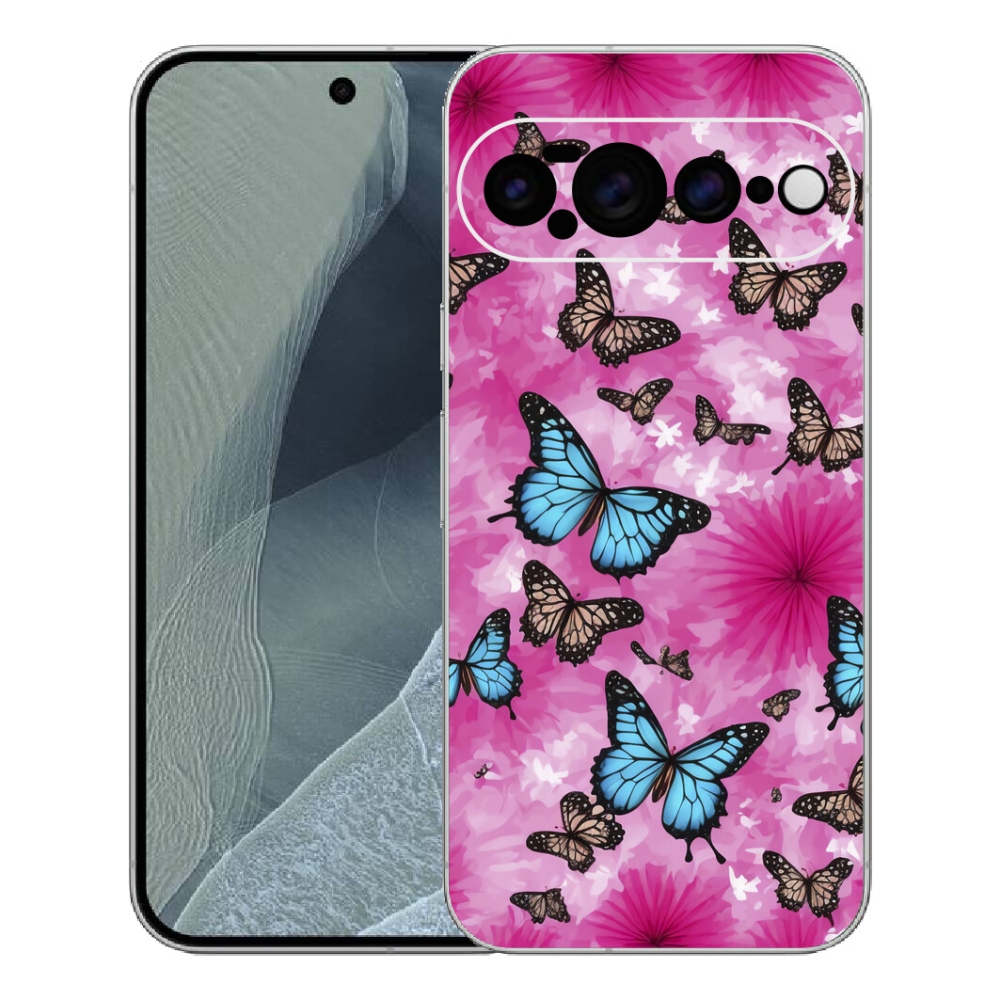 Gélový kryt mmCase na Google Pixel 11 Pro XL - motýlia záhrada
