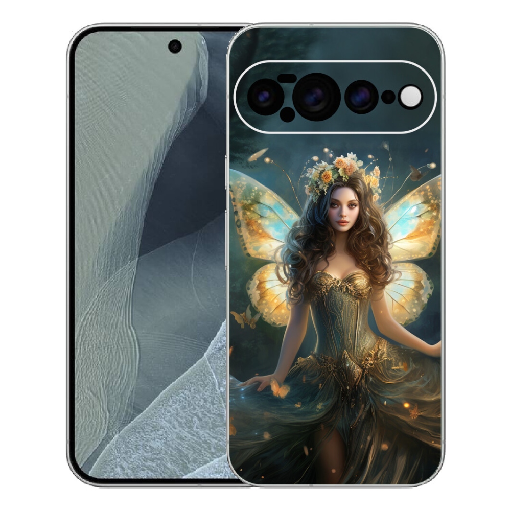 Gélový kryt mmCase na Google Pixel 11 Pro XL - motýlia žena