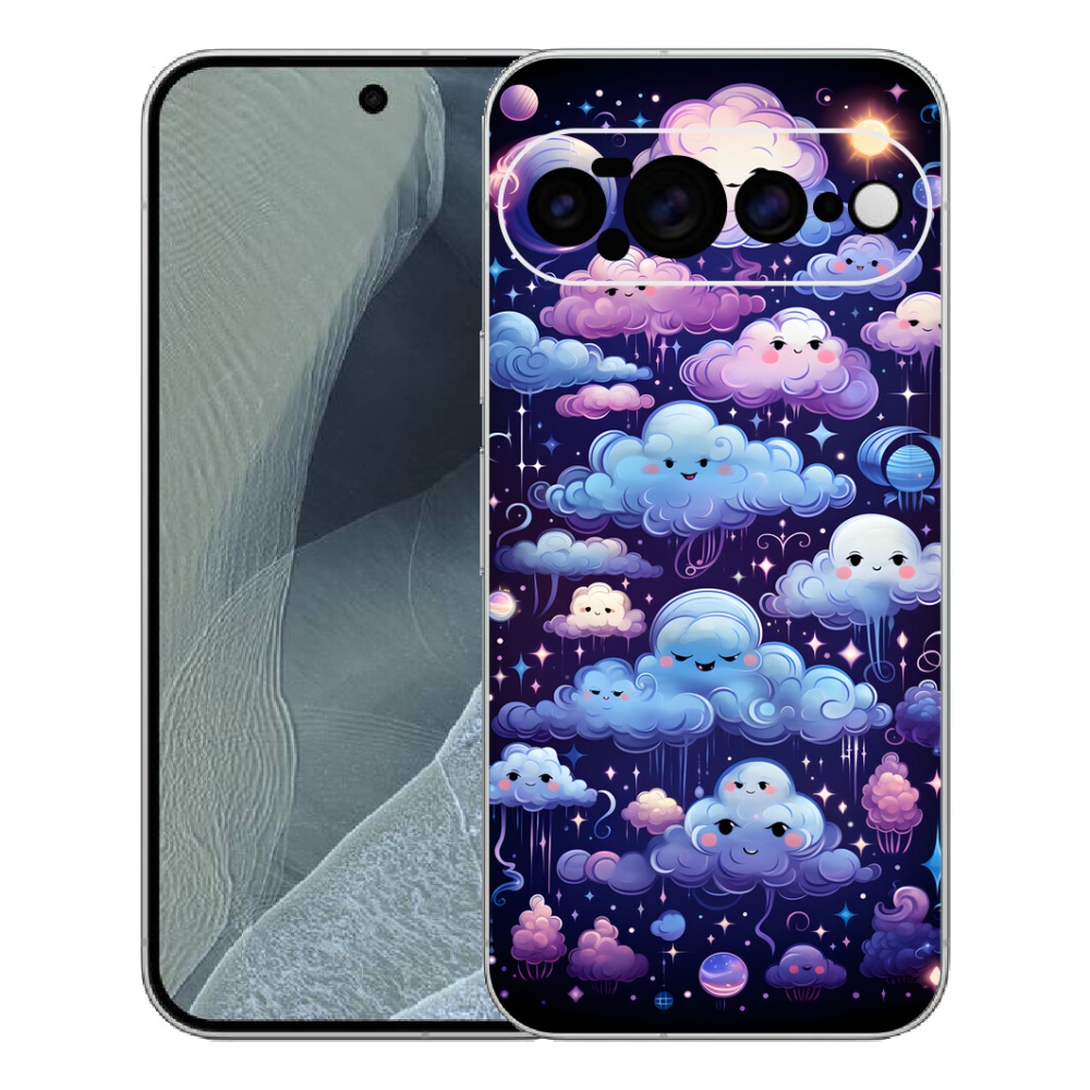 Gélový kryt mmCase na Google Pixel 11 Pro XL - mráčiky