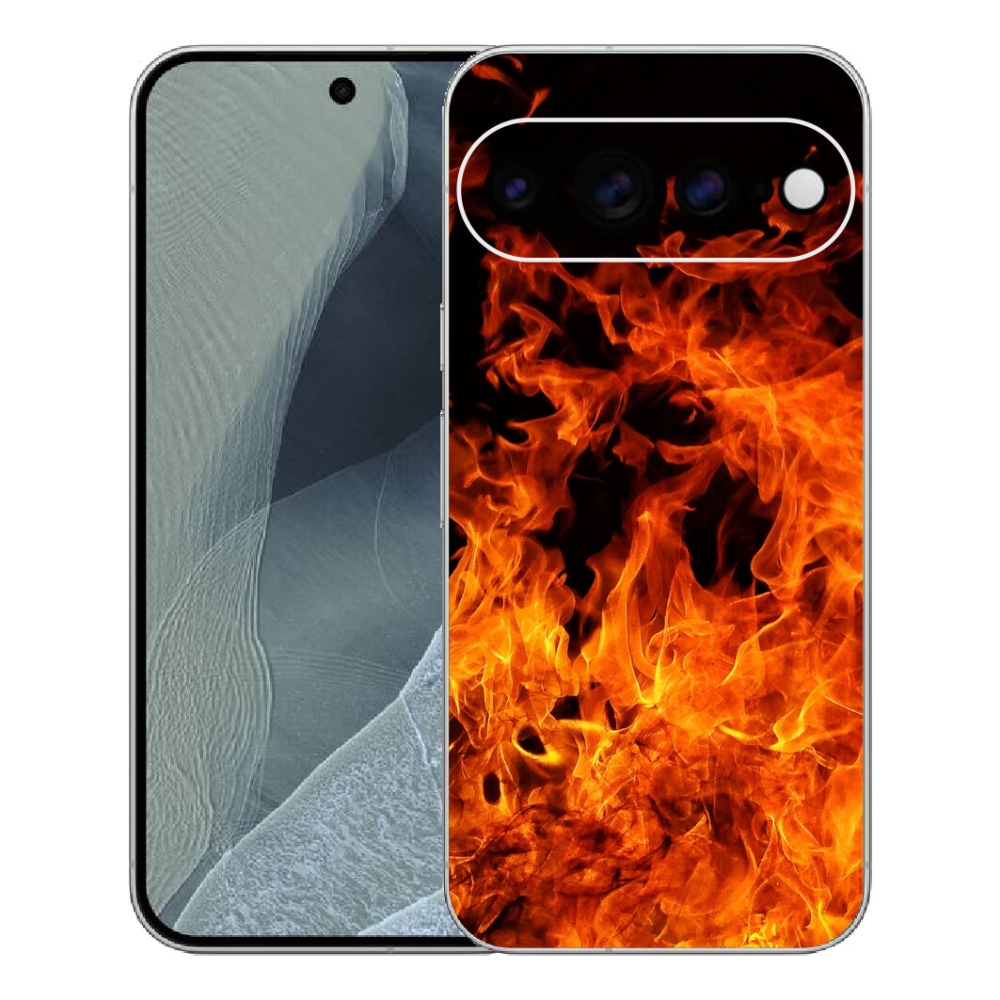 Gélový kryt mmCase na Google Pixel 11 Pro XL - muzikant a oheň