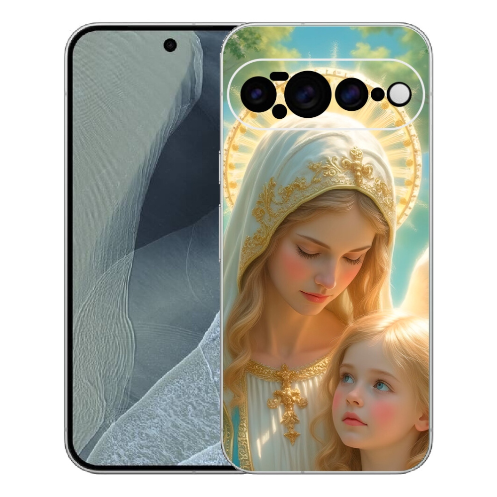 Gélový kryt mmCase na Google Pixel 11 Pro XL - náboženský motív 2