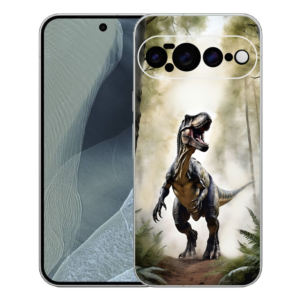 Gélový kryt mmCase na Google Pixel 11 Pro XL - naštvaný T-Rex