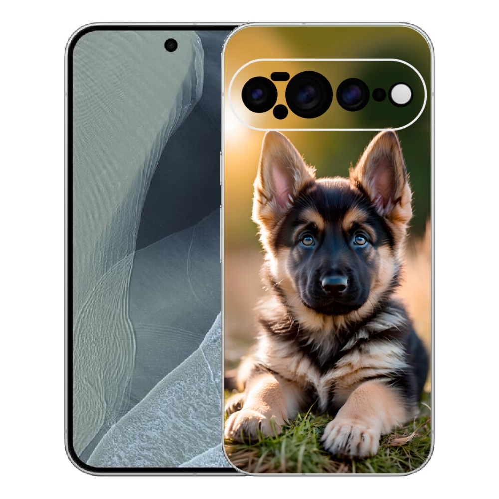 Gélový kryt mmCase na Google Pixel 11 Pro XL - nemecký ovčiak v prírode