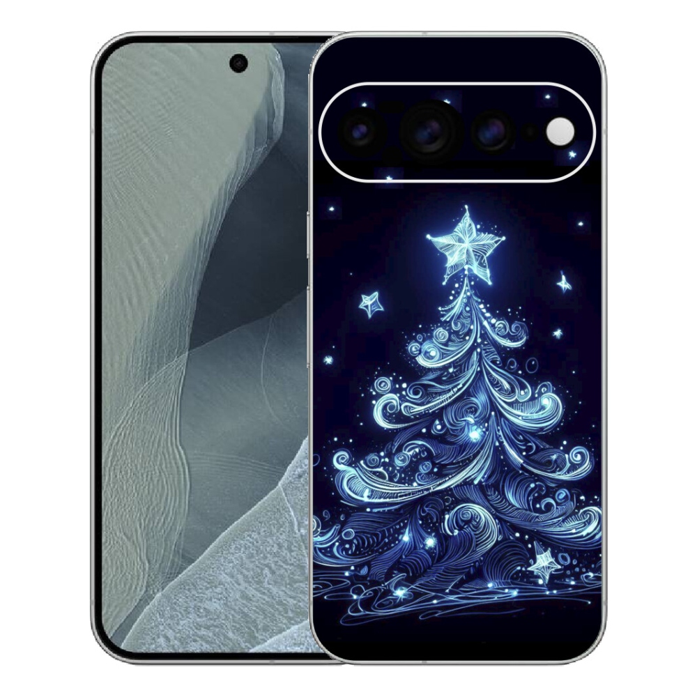 Gélový kryt mmCase na Google Pixel 11 Pro XL - neónový vianočný stromček 4