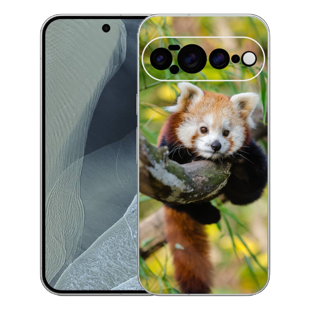 Gélový kryt mmCase na Google Pixel 11 Pro XL - panda červená