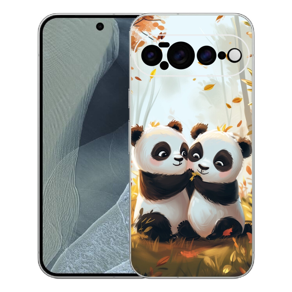 Gélový kryt mmCase na Google Pixel 11 Pro XL - pandy