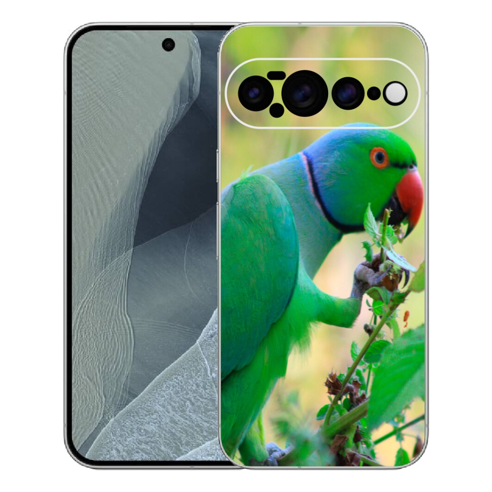 Gélový kryt mmCase na Google Pixel 11 Pro XL - papagáj Alexandr