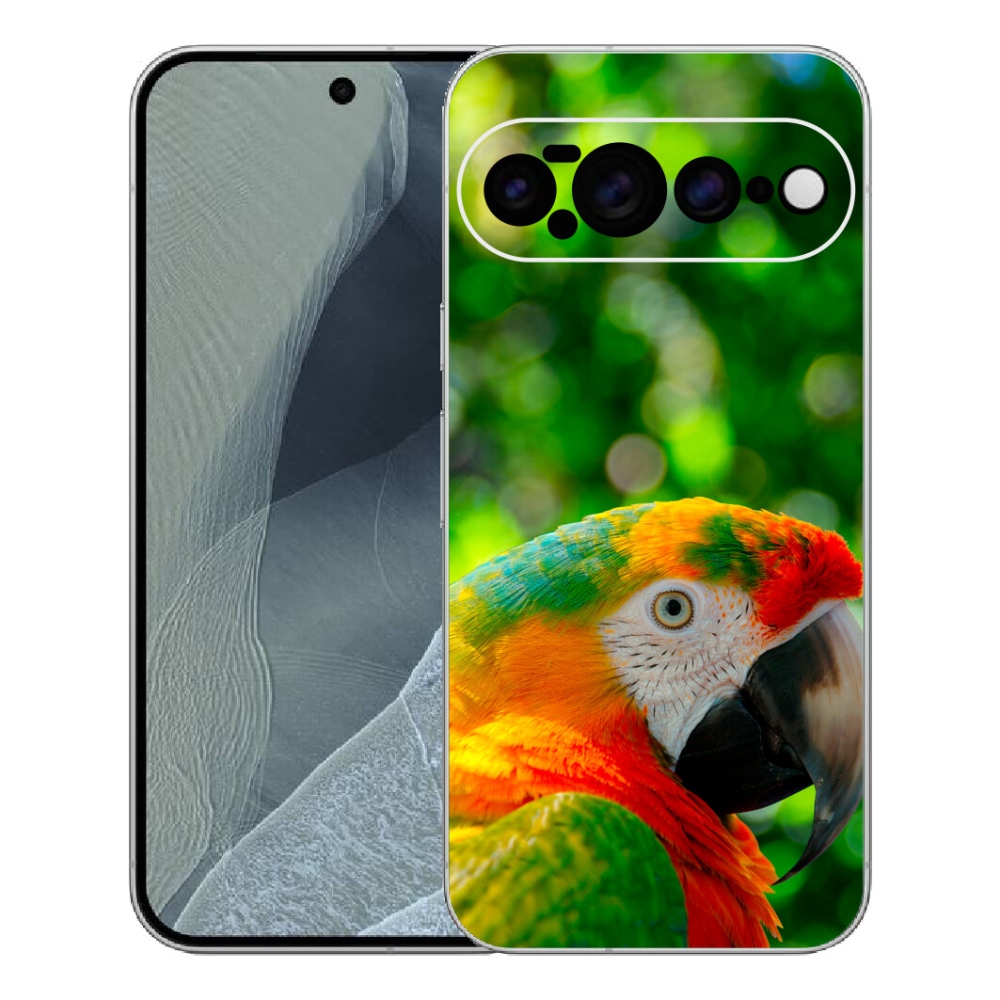 Gélový kryt mmCase na Google Pixel 11 Pro XL - papagáj ara 3
