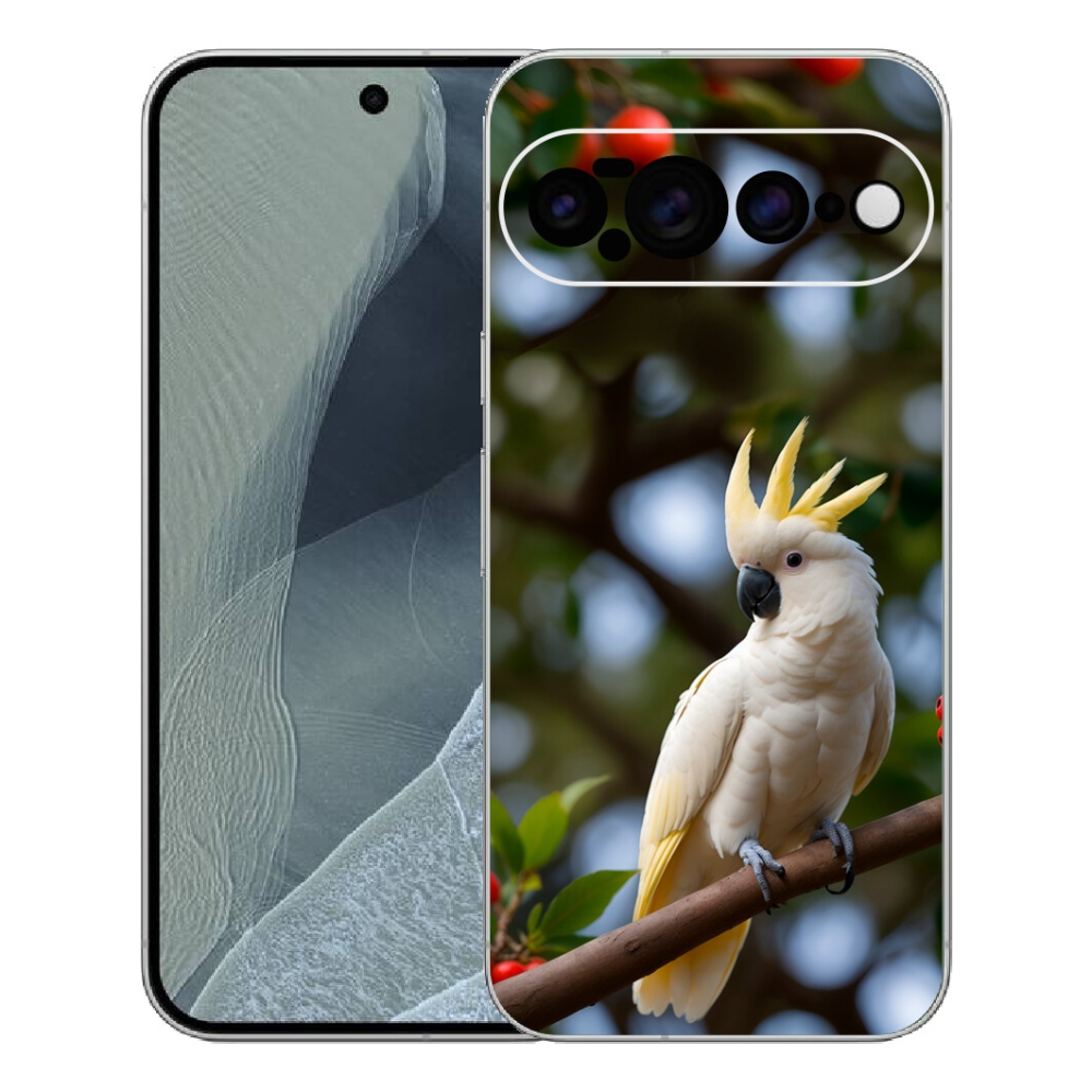 Gélový kryt mmCase na Google Pixel 11 Pro XL - papagáj kakadu 3