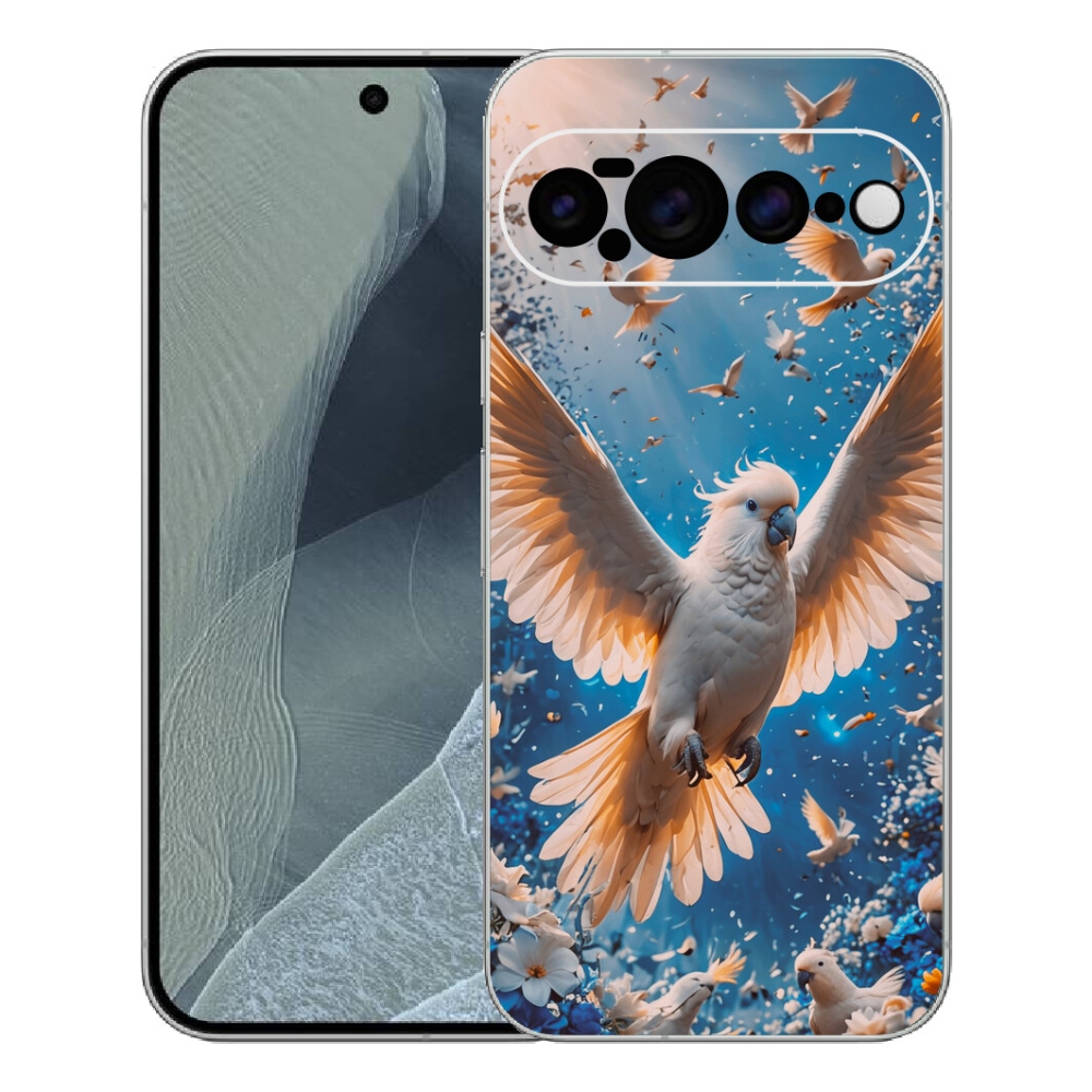 Gélový kryt mmCase na Google Pixel 11 Pro XL - papagáj kakadu