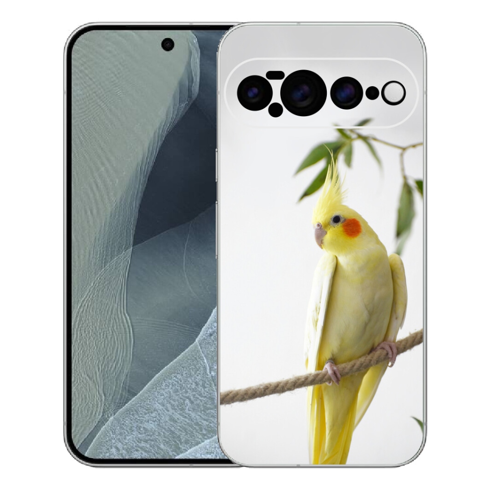 Gélový kryt mmCase na Google Pixel 11 Pro XL - papagáj korela chocholatá
