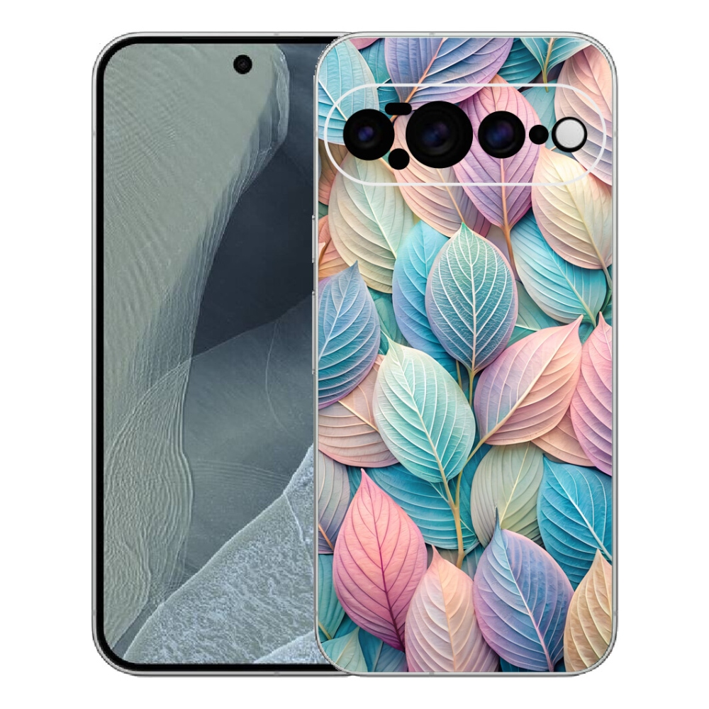 Gélový kryt mmCase na Google Pixel 11 Pro XL - pastelové listy