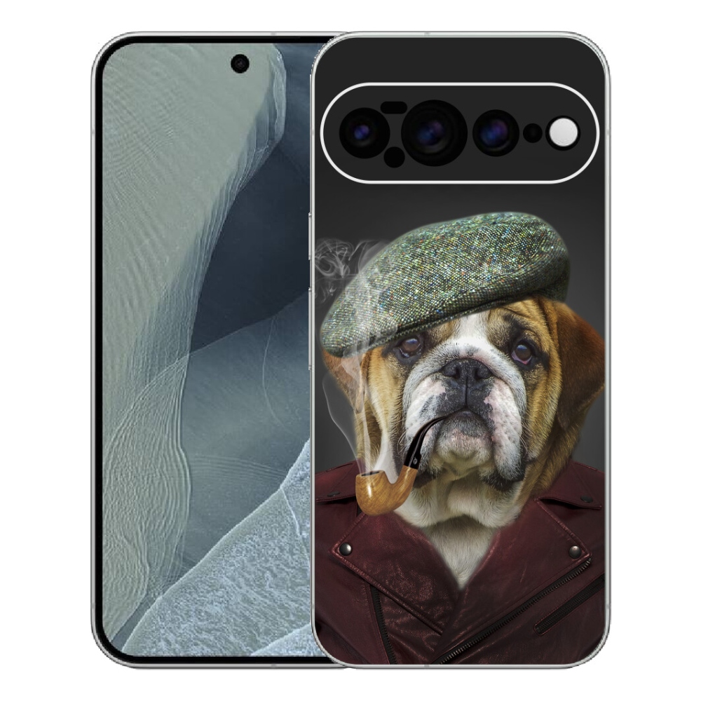 Gélový kryt mmCase na Google Pixel 11 Pro XL - pes s fajkou