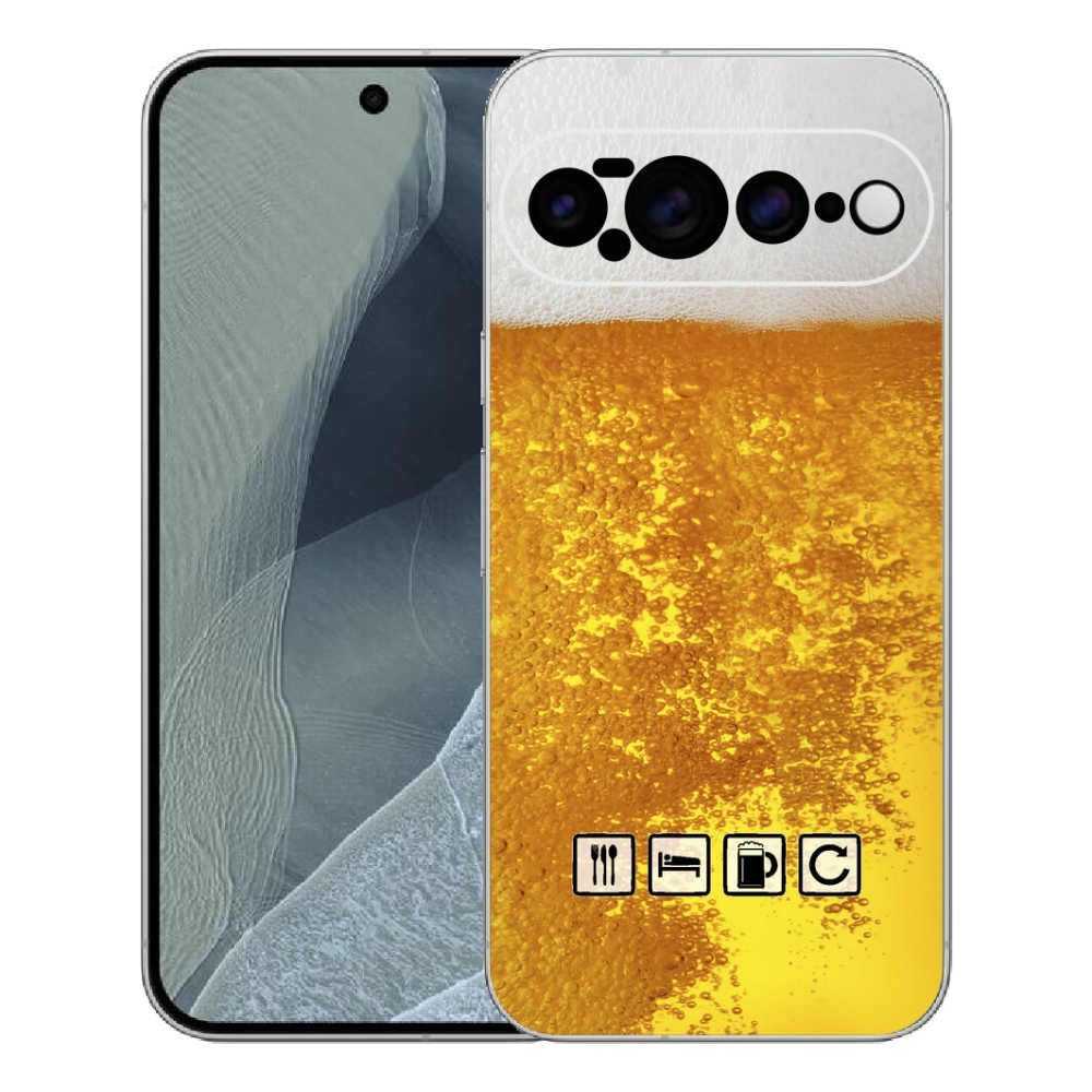 Gélový kryt mmCase na Google Pixel 11 Pro XL - pivný motív 3