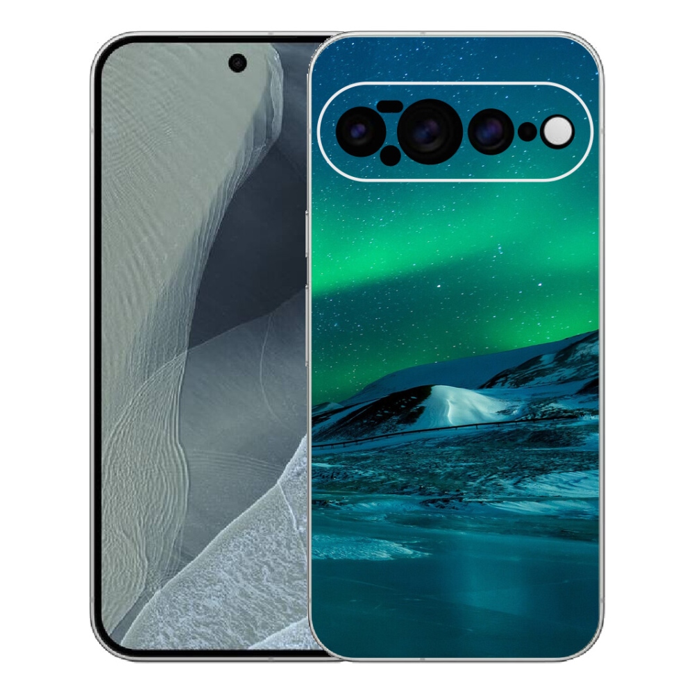 Gélový kryt mmCase na Google Pixel 11 Pro XL - polárna žiara