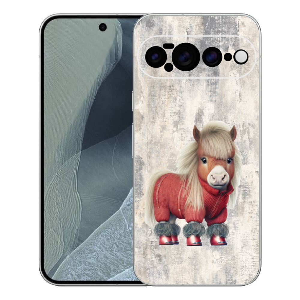 Gélový kryt mmCase na Google Pixel 11 Pro XL - poník vo svetri