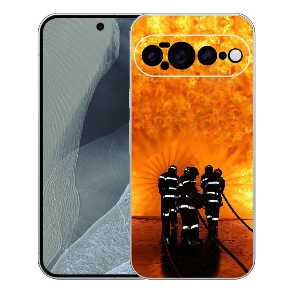 Gélový kryt mmCase na Google Pixel 11 Pro XL - požiar