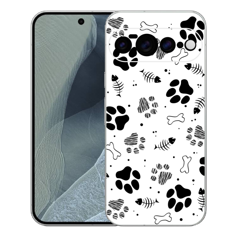 Gélový kryt mmCase na Google Pixel 11 Pro XL - psie labky 1