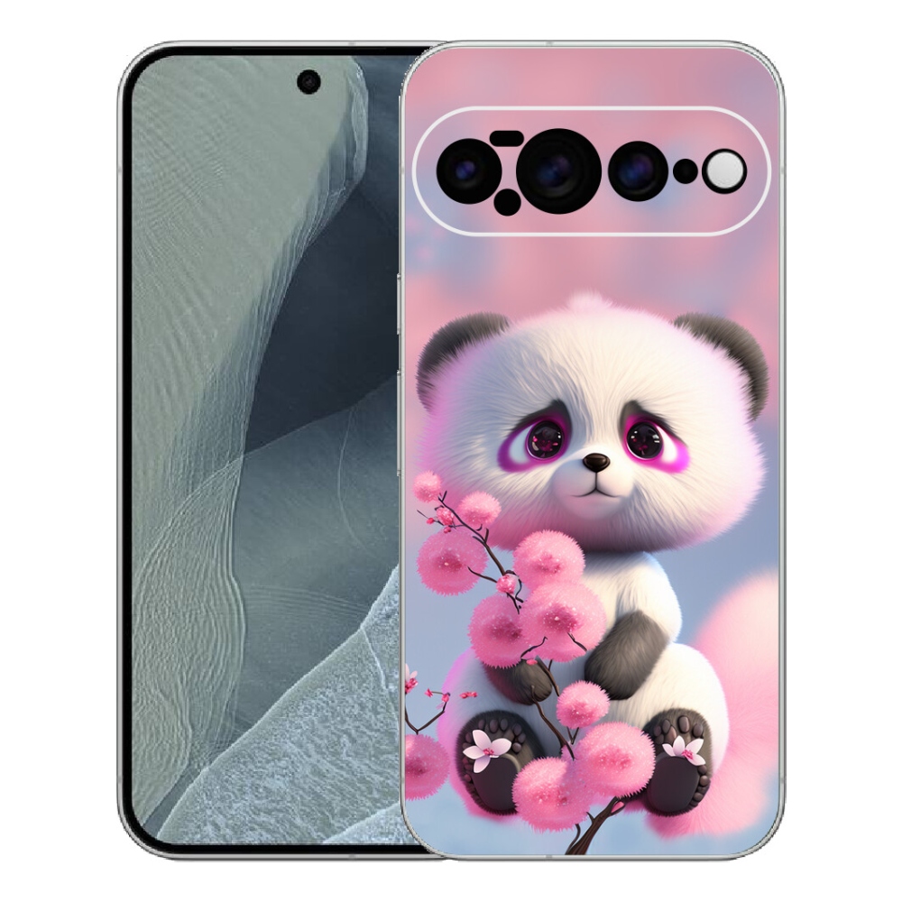 Gélový kryt mmCase na Google Pixel 11 Pro XL - roztomilá panda 1