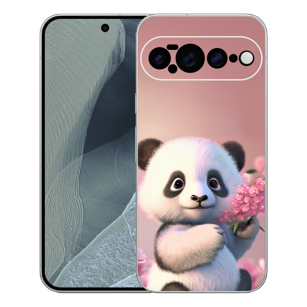 Gélový kryt mmCase na Google Pixel 11 Pro XL - roztomilá panda